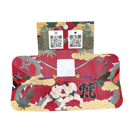 Ukiyo-e Rolling Paper v1, unfolded package