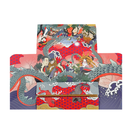 Ukiyo-e Rolling Paper v1, unfolded package